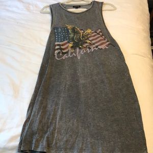 TOPSHOP Graphic “California” dress